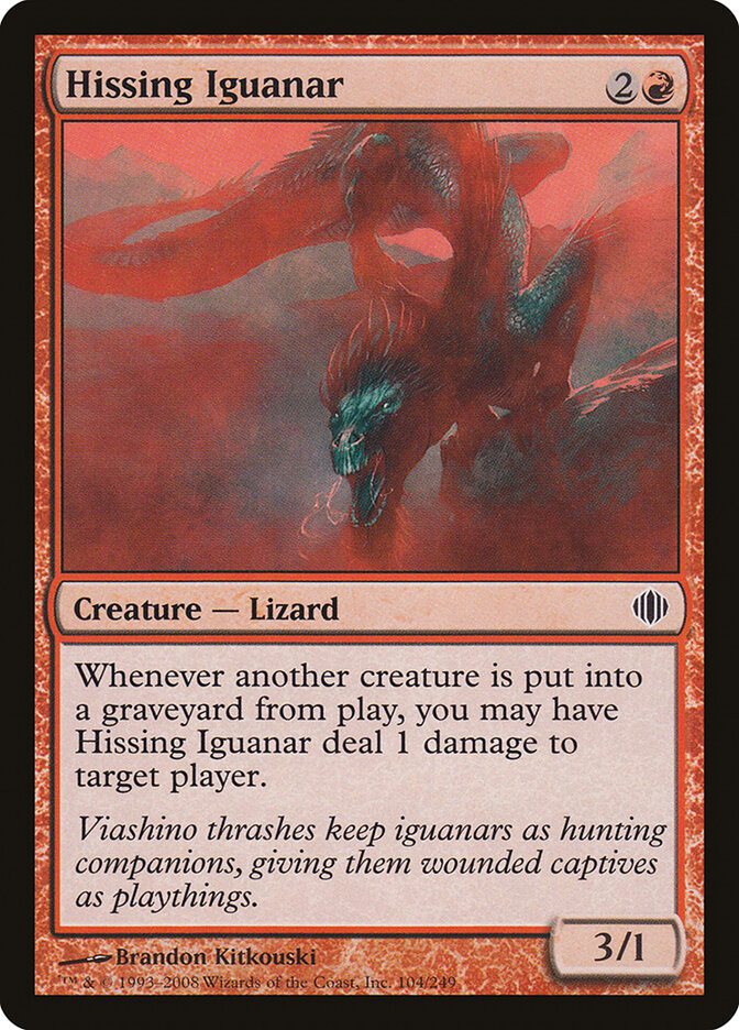 Hissing Iguanar (104) - Shards of Alara (ALA)