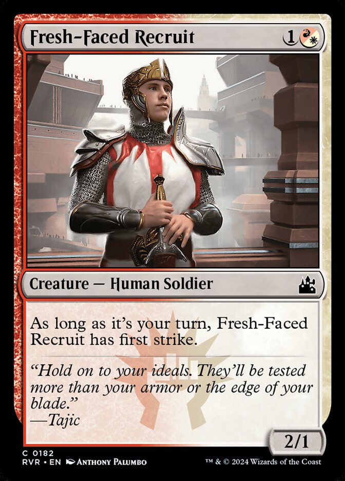 Fresh-Faced Recruit (182) - Ravnica Remastered (RVR)