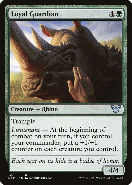 Loyal Guardian (121) - Neon Dynasty Commander (NEC)