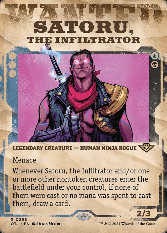 Satoru, the Infiltrator (298) - Outlaws of Thunder Junction (OTJ)
