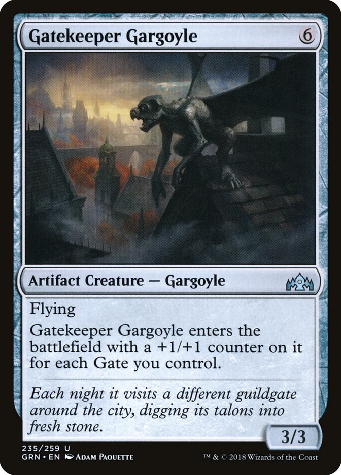 Gatekeeper Gargoyle (235) - Guilds of Ravnica (GRN)