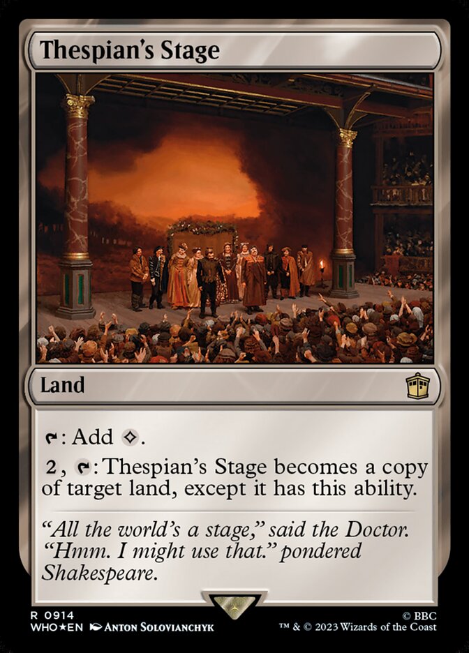 Thespian's Stage (914) - Doctor Who (WHO)