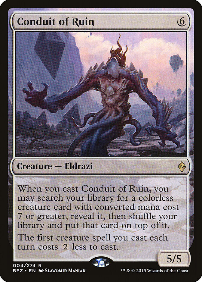 Conduit of Ruin (4) - Battle for Zendikar (BFZ)