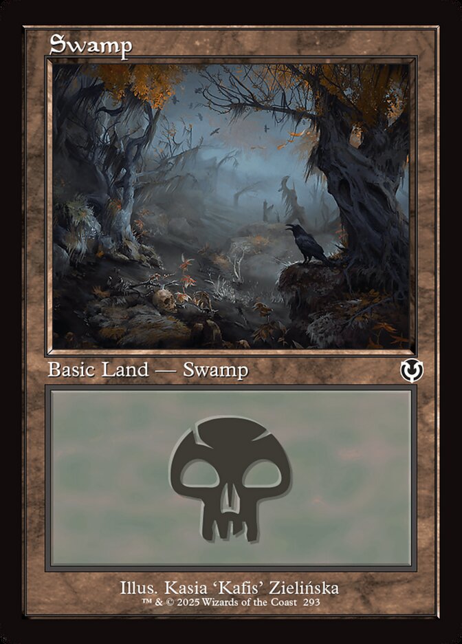 Swamp (293) - [Foil, Retro Frame] Innistrad Remastered (INR)