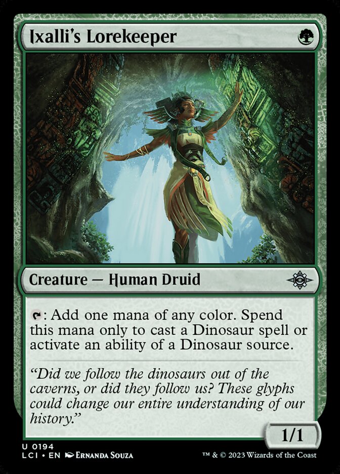 Ixalli's Lorekeeper (194) - The Lost Caverns of Ixalan (LCI)