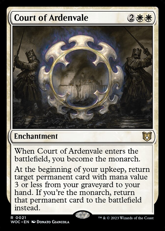 Court of Ardenvale (21) - Wilds of Eldraine Commander (WOC)