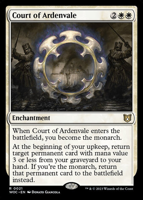 Court of Ardenvale (21) - Wilds of Eldraine Commander (WOC)