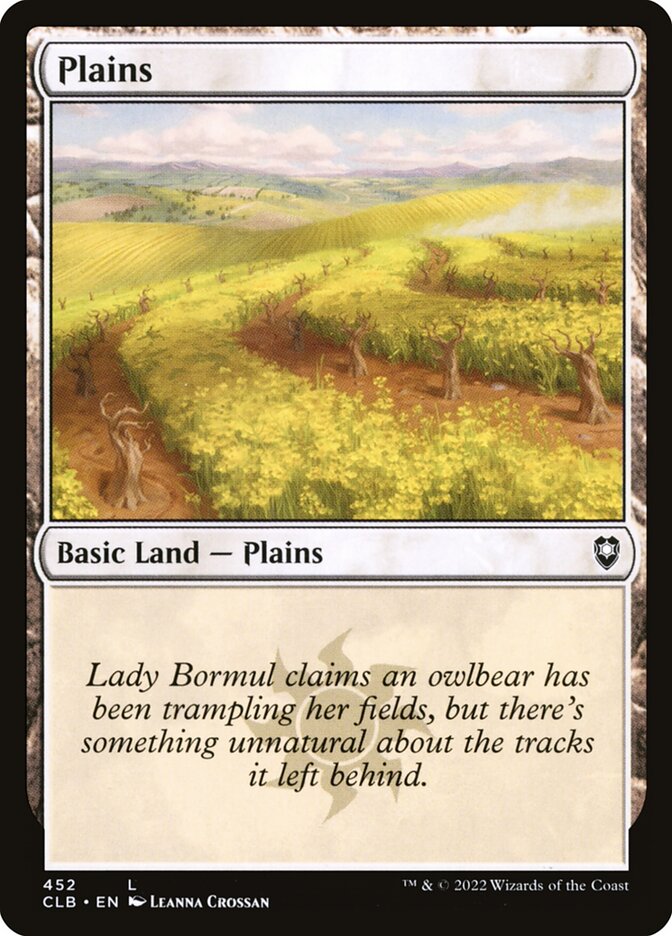 Plains (452) - Commander Legends: Battle for Baldur's Gate (CLB)