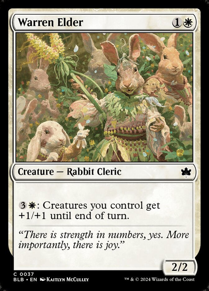 Warren Elder - [Foil] Bloomburrow (BLB)