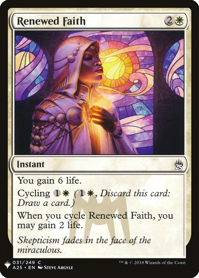 Renewed Faith - The List (PLST)