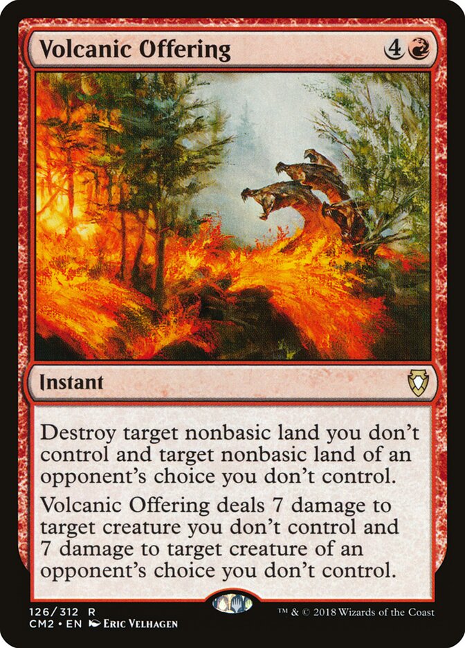 Volcanic Offering (126) - Commander Anthology Volume II (CM2)