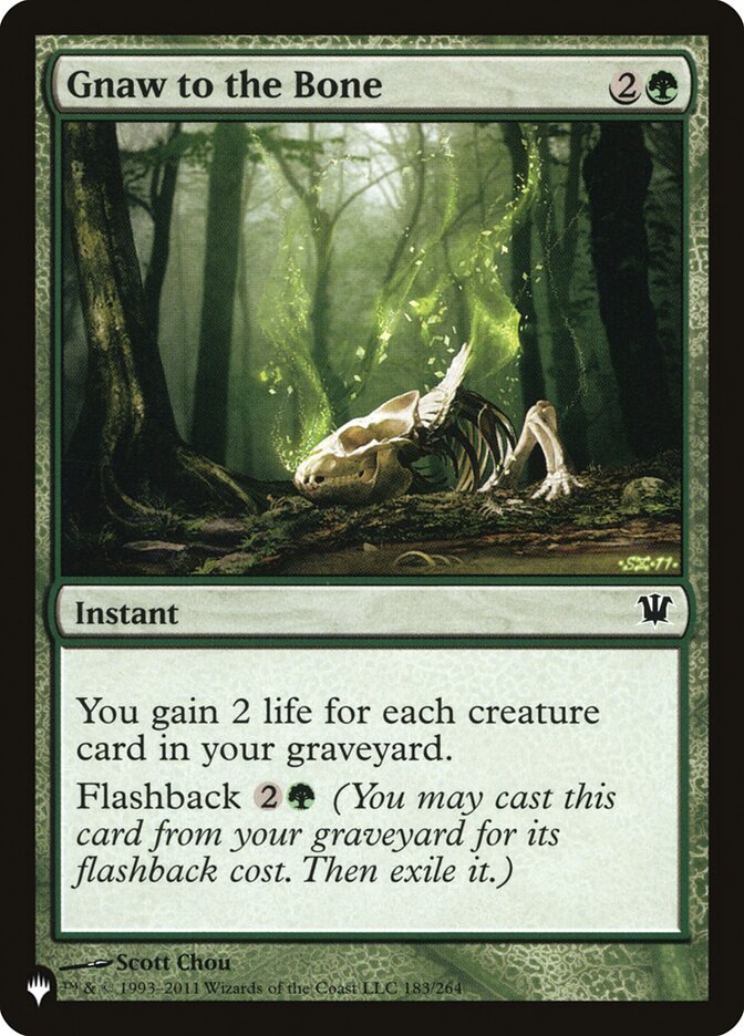 Gnaw to the Bone - The List (PLST)