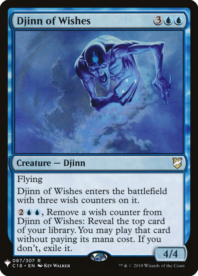 Djinn of Wishes (C18-87) - The List (PLST)
