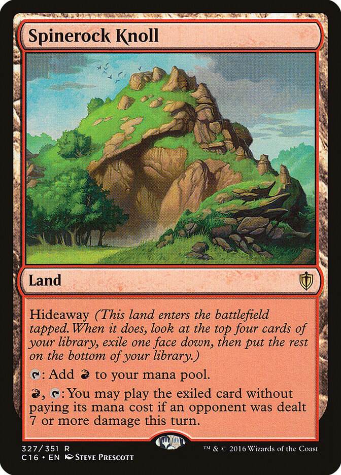 Spinerock Knoll (327) - Commander 2016 (C16)
