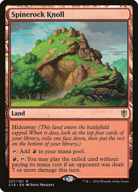 Spinerock Knoll (327) - Commander 2016 (C16)