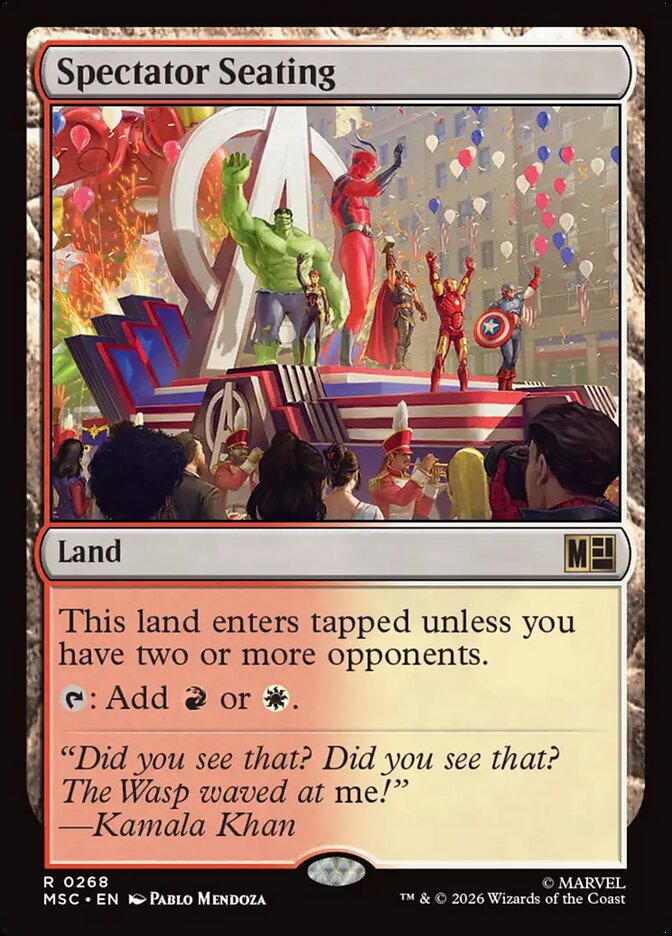 Spectator Seating (268) - Marvel Super Heroes Commander (MSC)