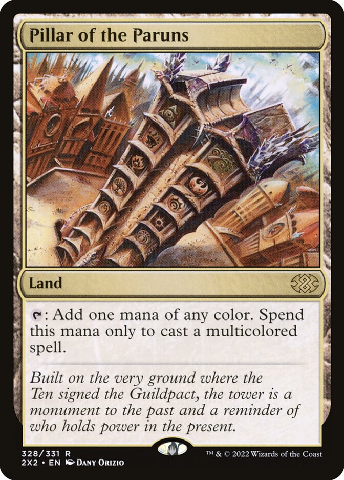 Pillar of the Paruns (328) - Double Masters 2022 (2X2)