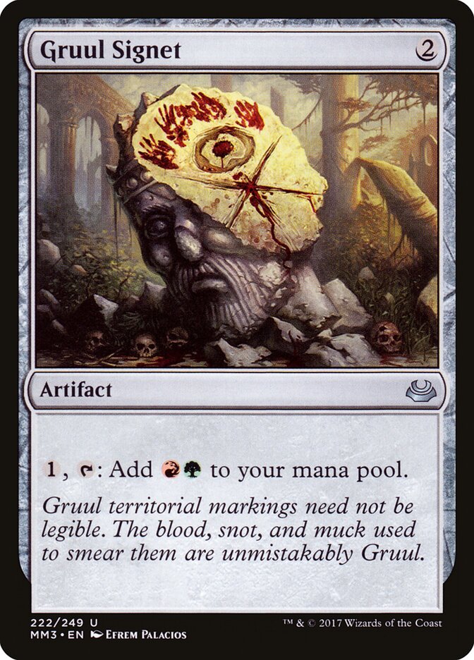 Gruul Signet (222) - Modern Masters 2017 (MM3)