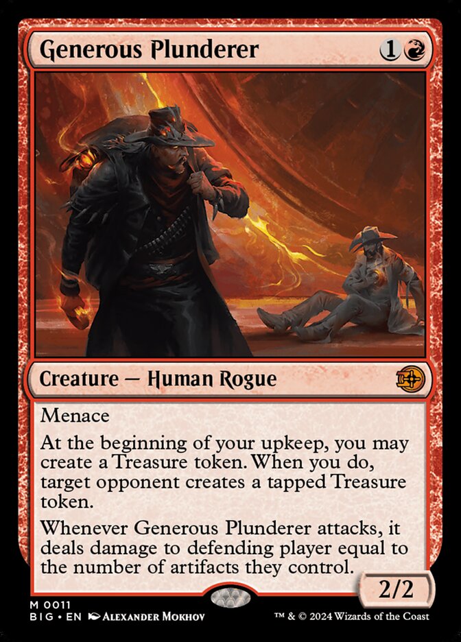 Generous Plunderer (11) - The Big Score (BIG)