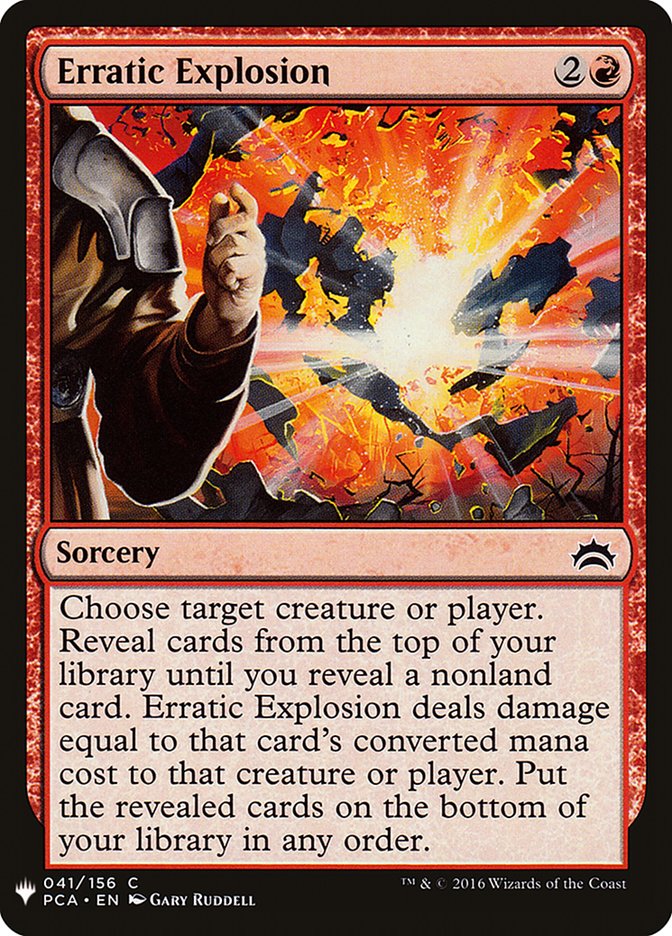 Erratic Explosion - The List (PLST)