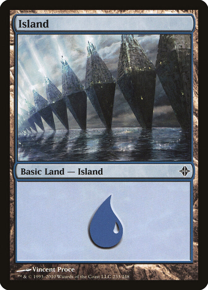 Island (233) - Rise of the Eldrazi (ROE)