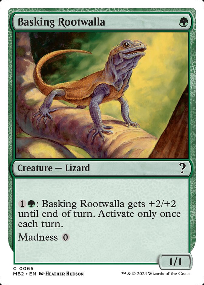 Basking Rootwalla (65) - Mystery Booster 2 (MB2)