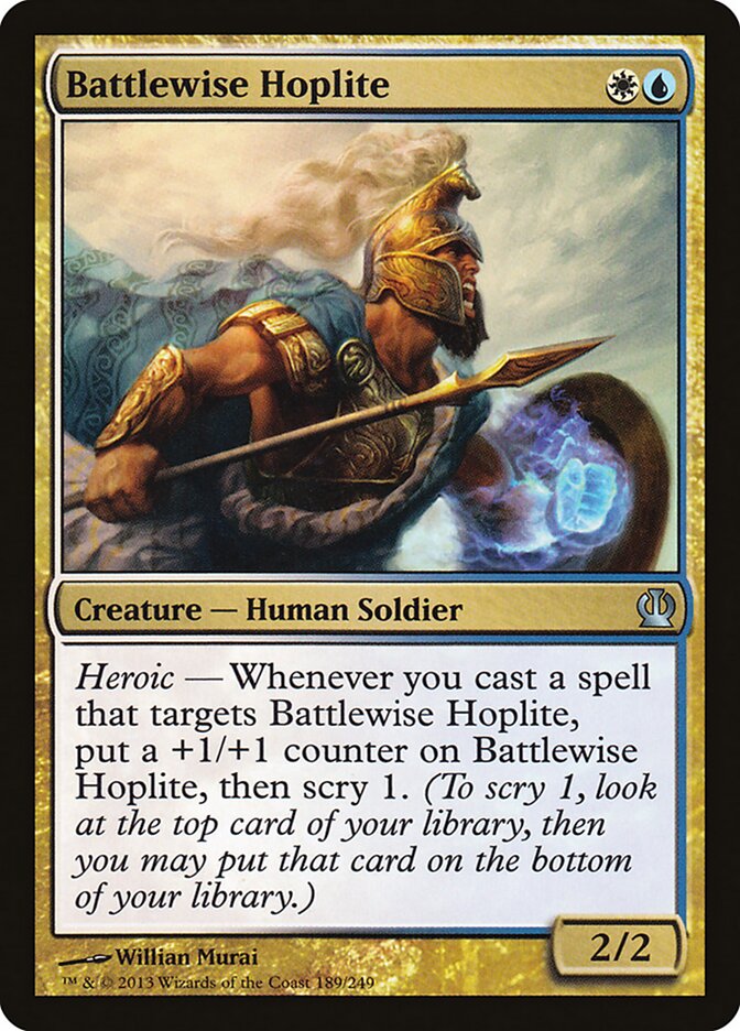 Battlewise Hoplite (189) - Theros (THS)