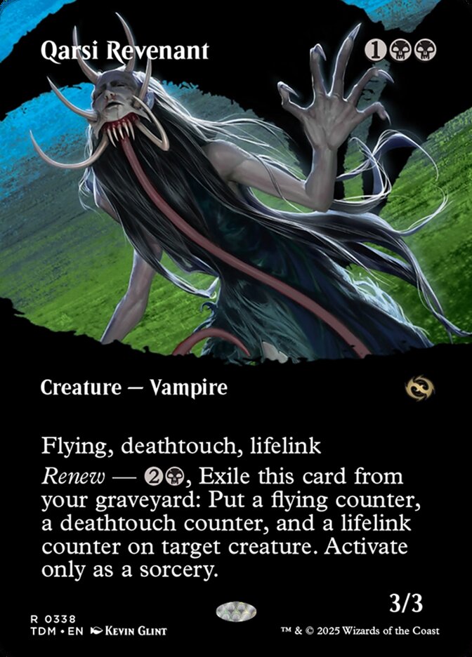 Qarsi Revenant (338) - [Showcase] Tarkir: Dragonstorm (TDM)