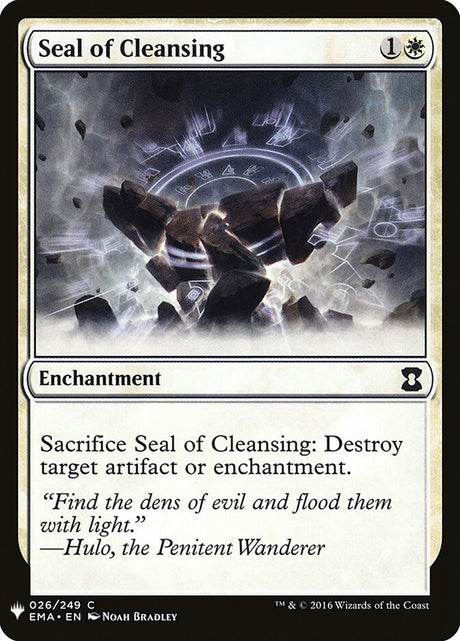 Seal of Cleansing (EMA-26) - The List (PLST)