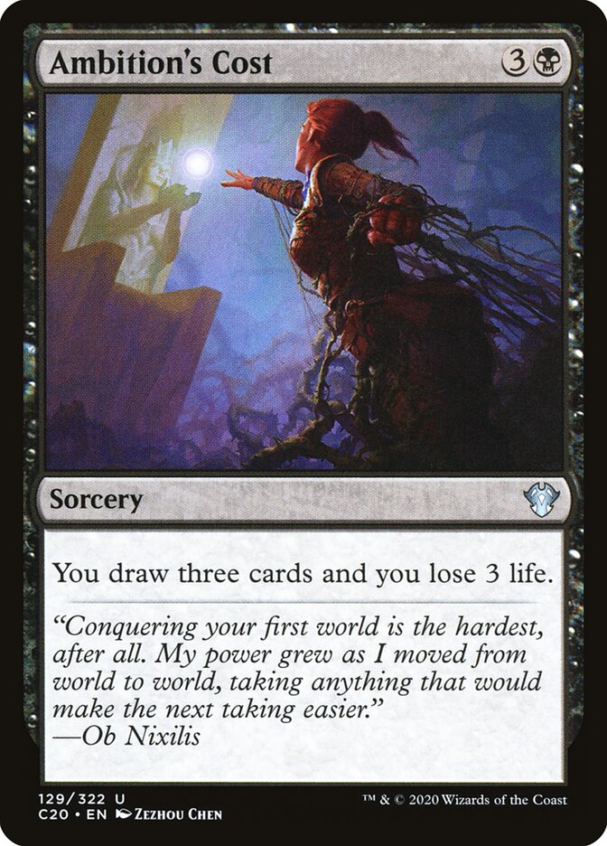 Ambition's Cost (129) - Commander 2020 (C20)