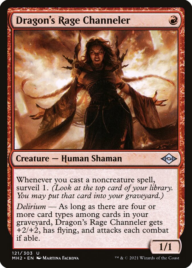 Dragon's Rage Channeler (121) - Modern Horizons 2 (MH2)
