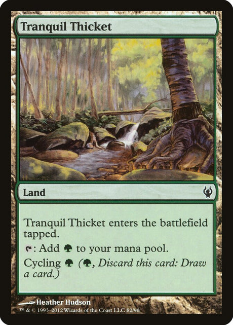Tranquil Thicket (82) - Duel Decks: Izzet vs. Golgari (DDJ)
