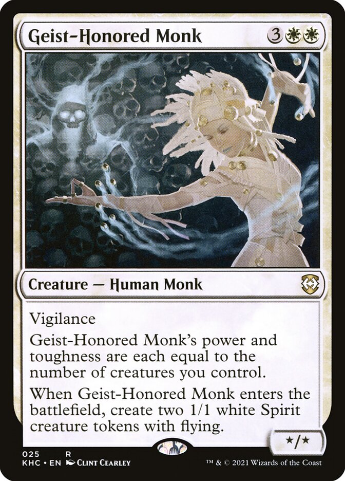 Geist-Honored Monk (25) - Kaldheim Commander (KHC)