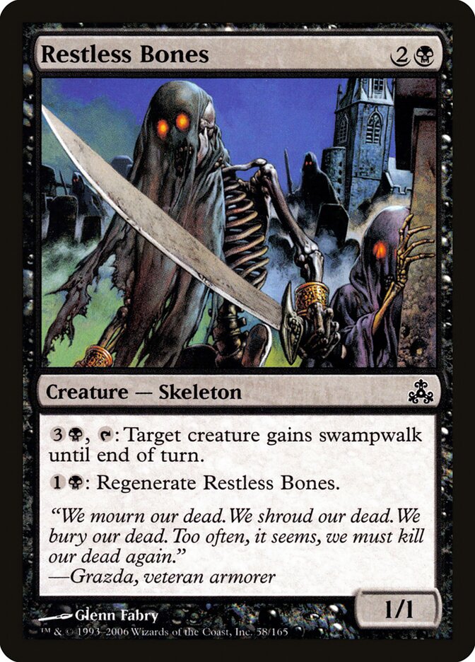 Restless Bones (58) - Guildpact (GPT)