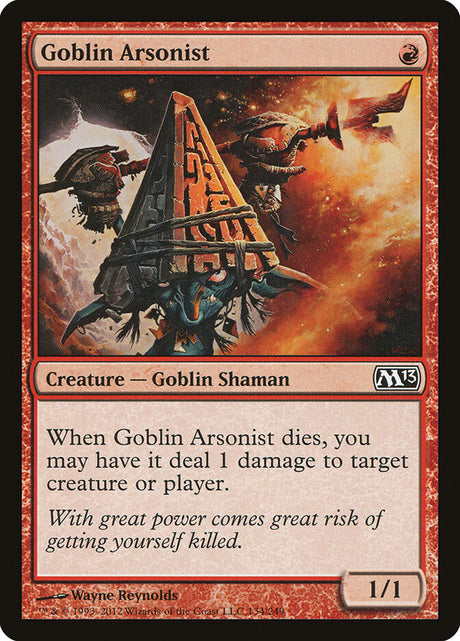 Goblin Arsonist (134) - Magic 2013 (M13)