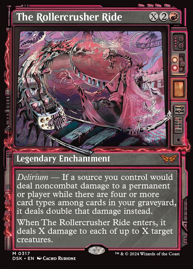 The Rollercrusher Ride - [Foil, Showcase] Duskmourn: House of Horror (DSK)