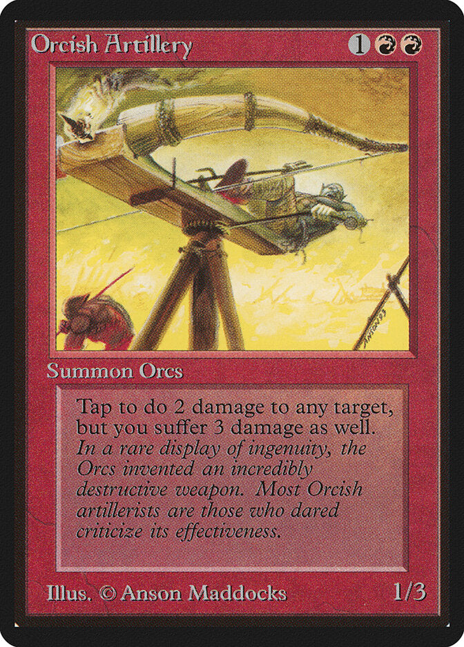 Orcish Artillery (166) - Limited Edition Beta (LEB)