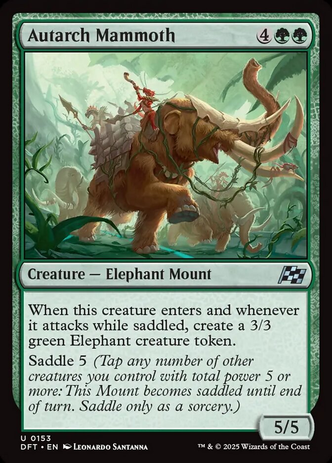Autarch Mammoth - [Foil] Aetherdrift (DFT)