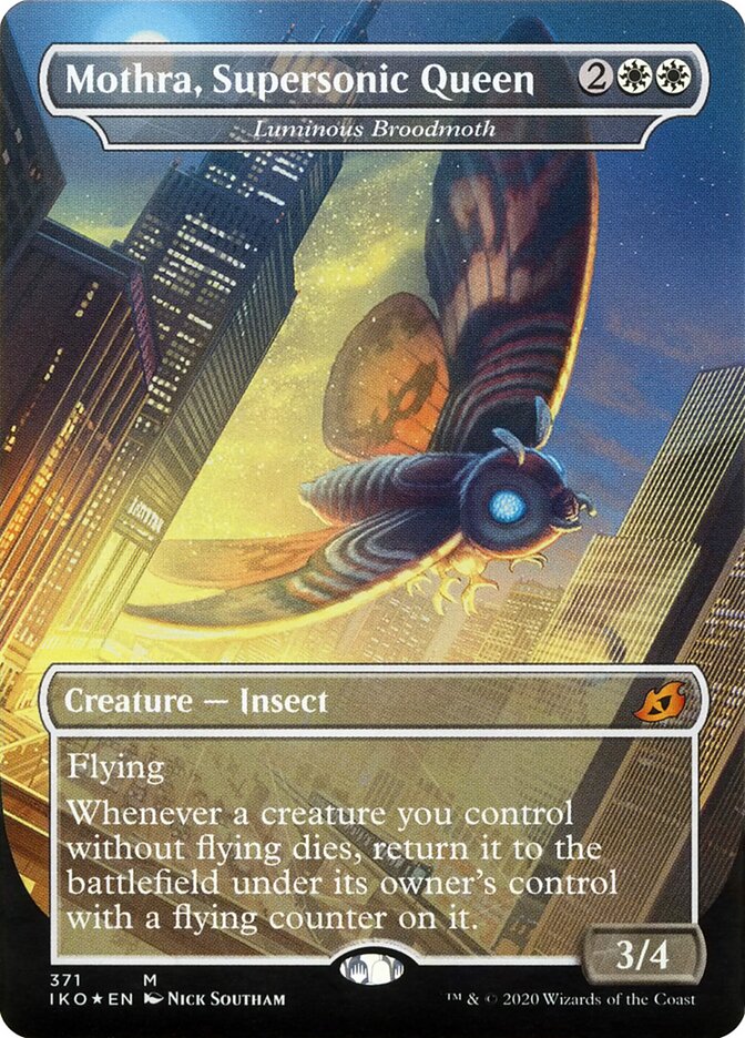 Mothra, Supersonic Queen - Luminous Broodmoth (371) - Ikoria: Lair of Behemoths (IKO)