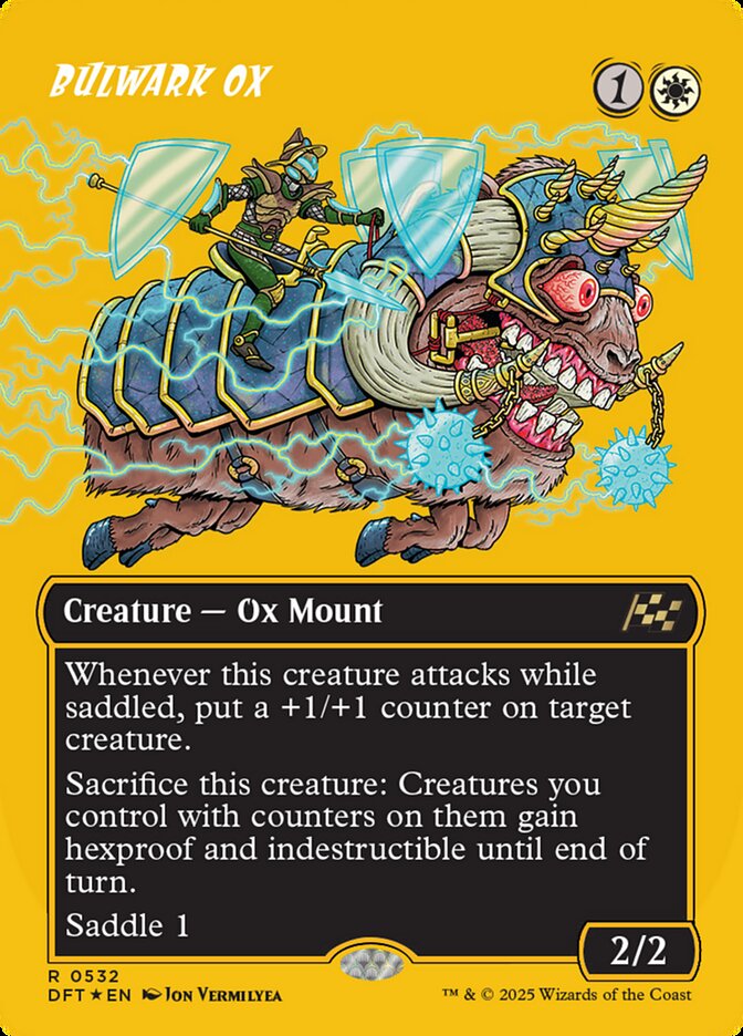 Bulwark Ox - [First Place Foil, Borderless] Aetherdrift (DFT)