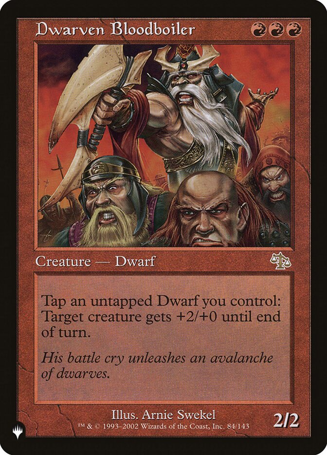 Dwarven Bloodboiler (JUD-84) - The List (PLST)