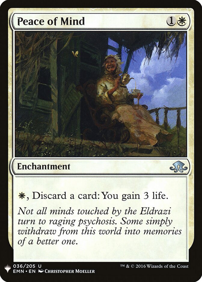 Peace of Mind (EMN-36) - The List (PLST)