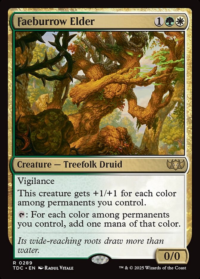 Faeburrow Elder (289) - Tarkir: Dragonstorm Commander (TDC)