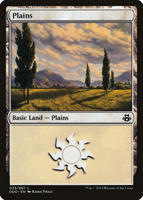 Plains (33) - Duel Decks: Elspeth vs. Kiora (DDO)
