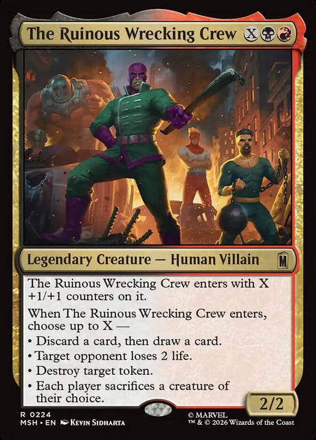 The Ruinous Wrecking Crew (224) - Marvel Super Heroes (MSH)