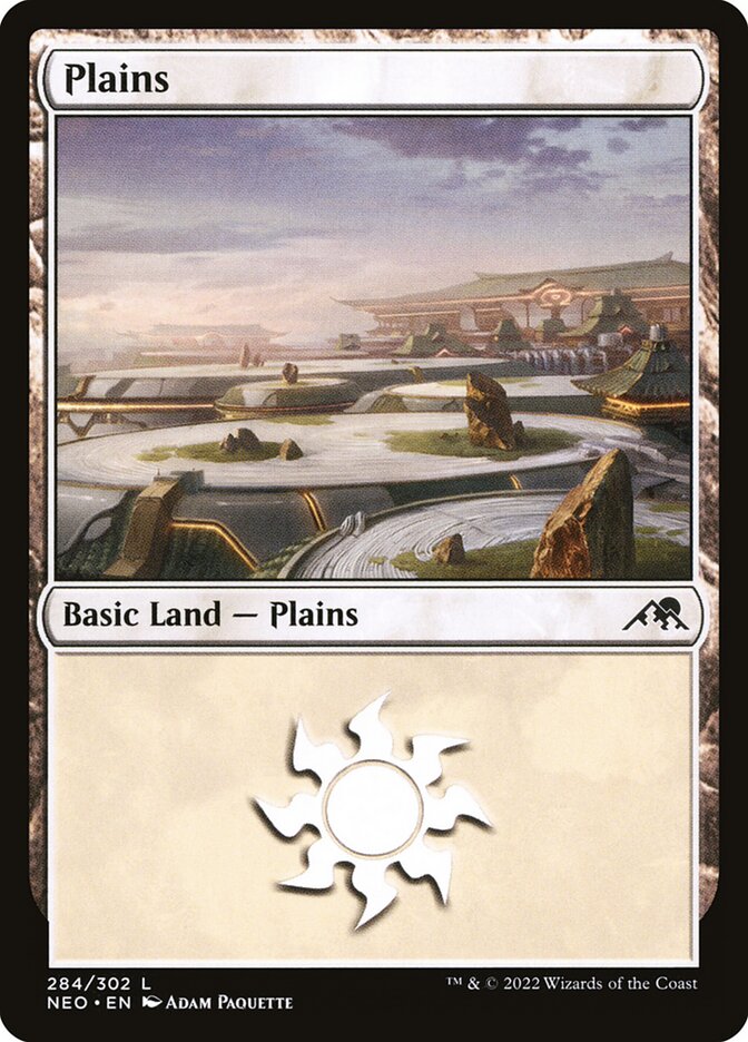 Plains (284) - Kamigawa: Neon Dynasty (NEO)