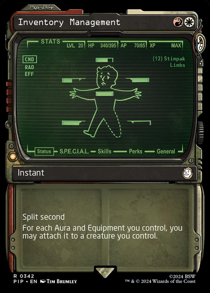 Inventory Management - [Foil, Showcase] Fallout (PIP)