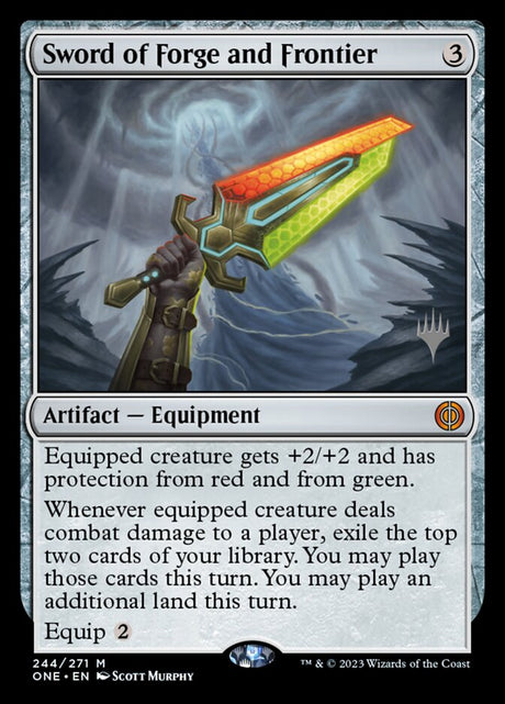 Sword of Forge and Frontier (244p) - Phyrexia: All Will Be One Promos (PONE)