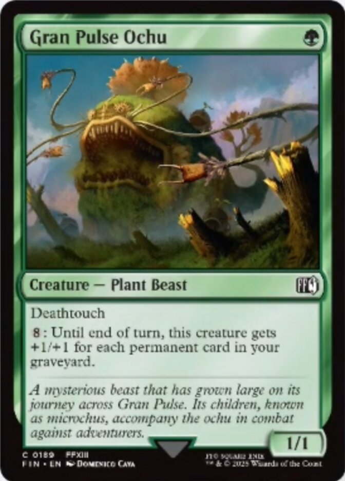 Gran Pulse Ochu (189) - [Foil] Final Fantasy (FIN)