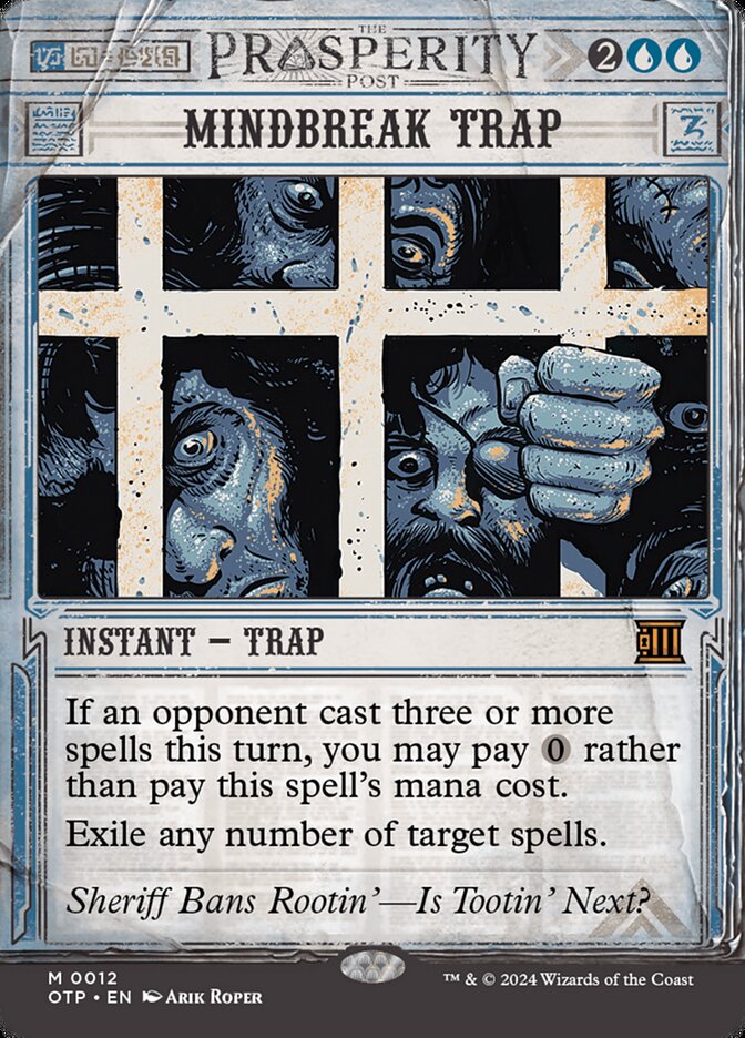 Mindbreak Trap - [Foil, Showcase] Breaking News (OTP)